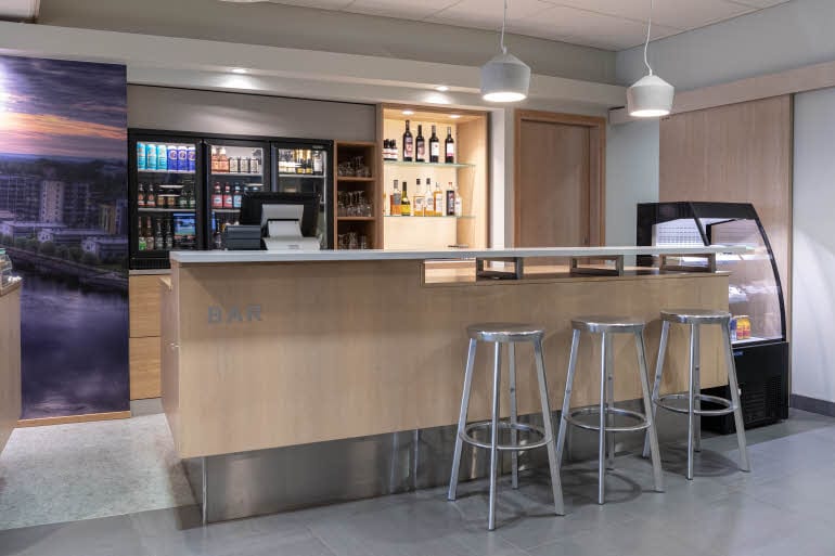 lobby bar in scandic joensuu in finland