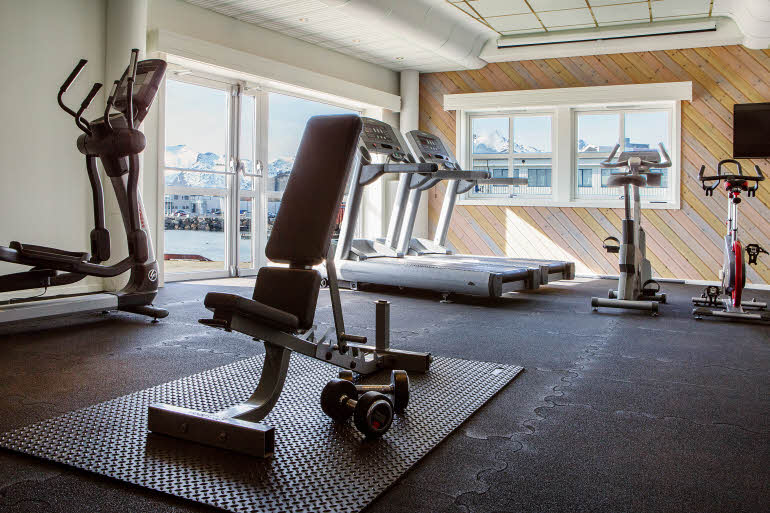 Gym hotel Scandic Vestfjord Lofoten