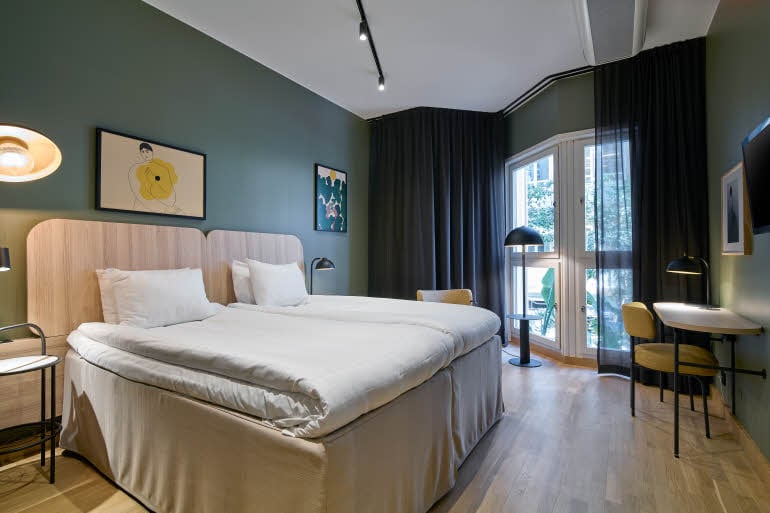 standard king room at scandic skelleftea