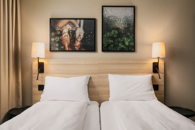 Standard room at Scandic Gardermoen
