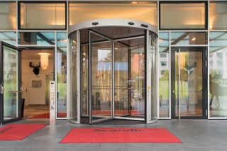 Facade of Scandic Berlin Potsdamer Platz hotel