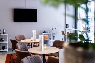 Bar in Scandic Uplandia in Uppsala Sweden