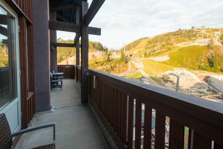 presidential suite balcony view summer scandic rukahovi hotel ruka kuusamo finland