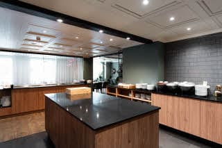 breakfast area at scandic oslo city in oslo