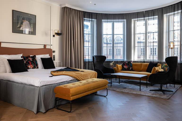 junior suite at scandic grand central helsinki