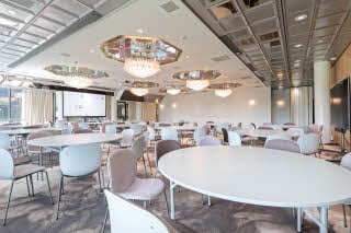 meeting room snellman round tables