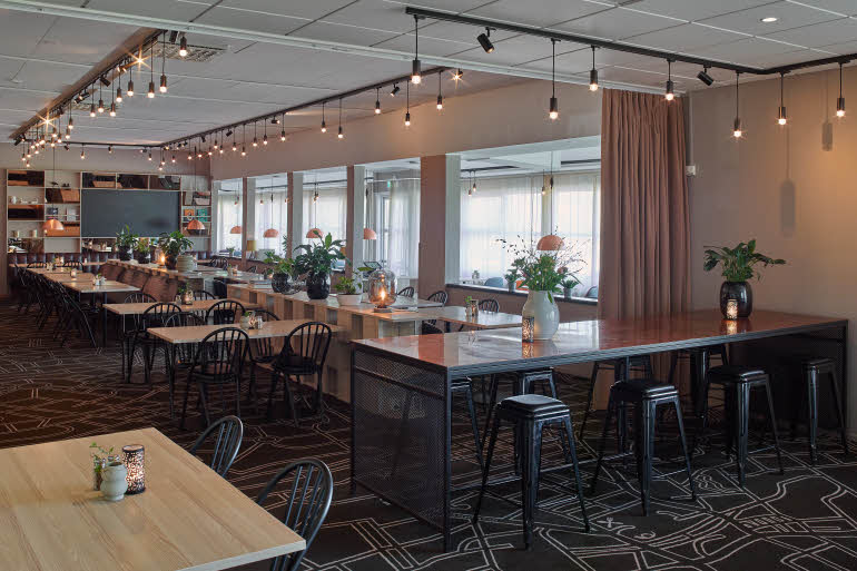 Restaurant at Scandic Norrkoping Nord in Sweden