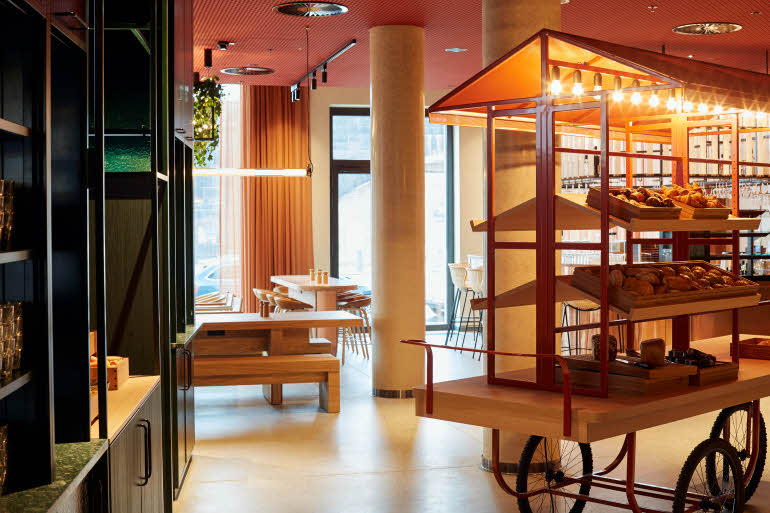 Restaurant bread Scandic Frankfurt Hafenpark
