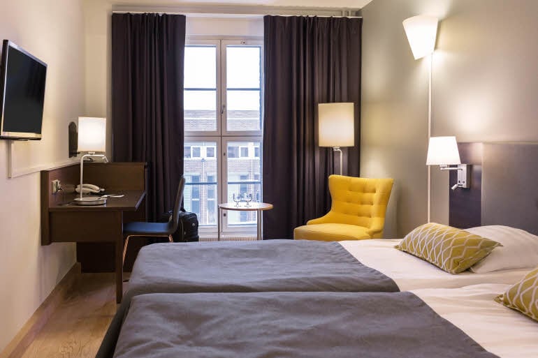 Standard room of Scandic Grand Marina in Helsinki