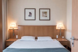 Bed in Suite Scandic Gdansk Poland