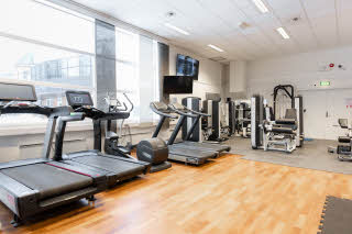 gym at scandic valdres in fagernes