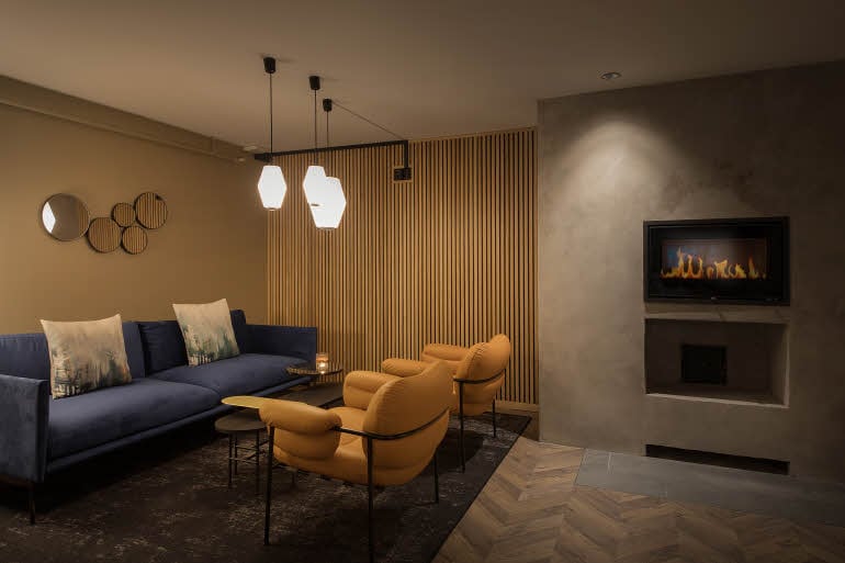 lobby of scandic victoria lillehammer in norway