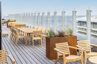 Skybar terrace at Scandic CPH Strandpark