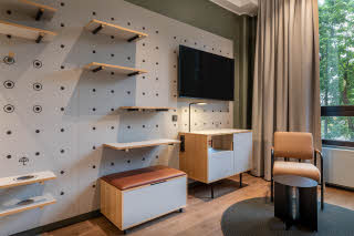 King Superior room detail at Scandic Helsinki Hub