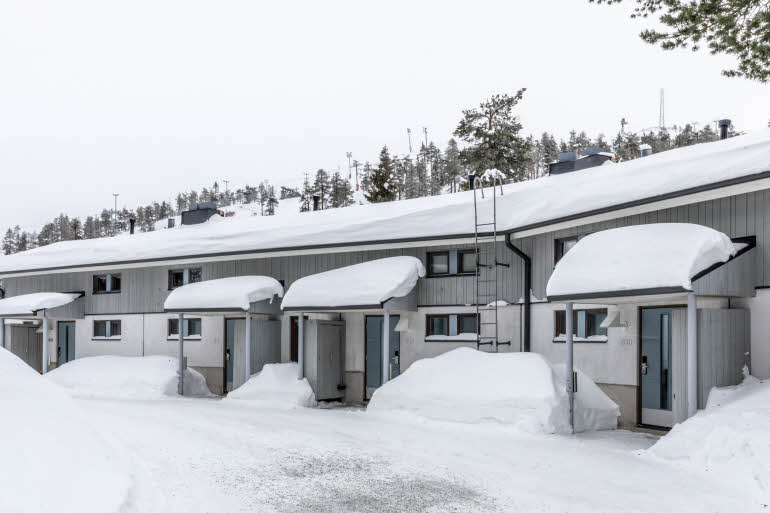 exterior of scandic rukahovi in Rukatunturi finland