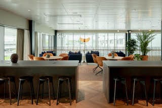 lobby at scandic landvetter in gothenburg
