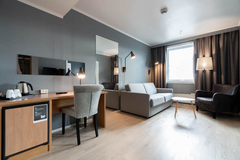 Junior suite at Scandic Vadso