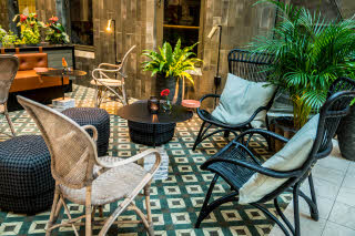 Restaurant lobby table Scandic Skelleftea