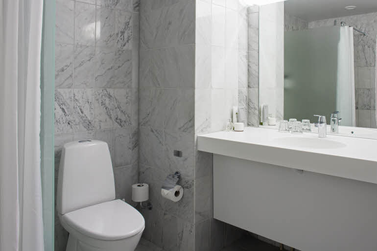 Scandic Regina, Standard room bathroom