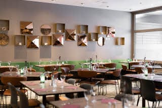 breakfast area at scandic bergen city