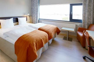 Standard twin room hotel Scandic Olympic Esbjerg