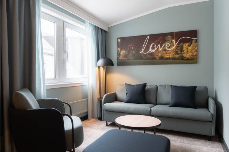 junior suite at scandic oslo city in norway