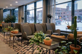 lobby at scandic tampere city