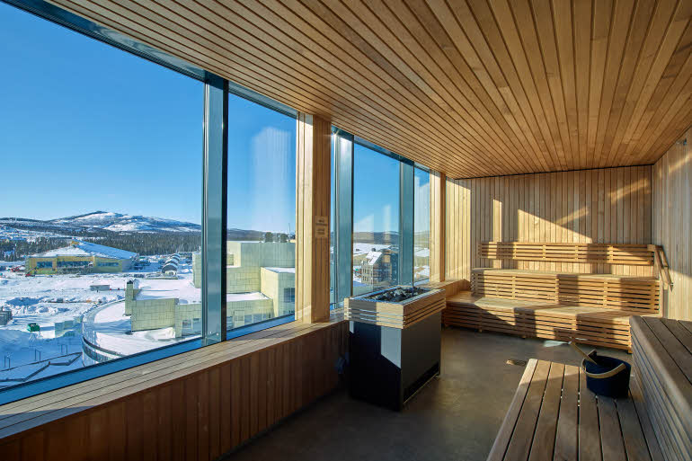 sauna view hotel scandic Kiruna