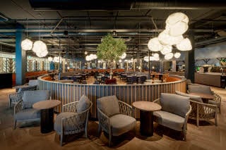 Restaurant at hotel Scandic Landvetter in Gothenburg