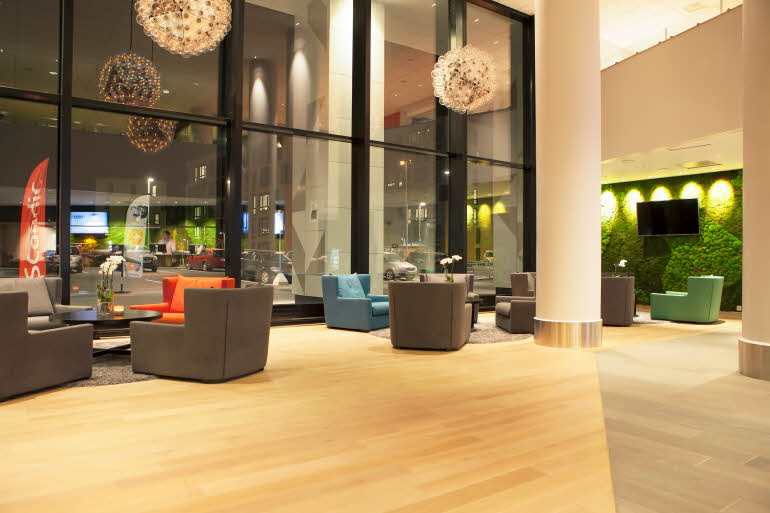 Scandic Lerkendal, reception, lobby