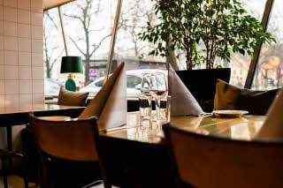 Restaurant table window Scandic Malmen Stockholm