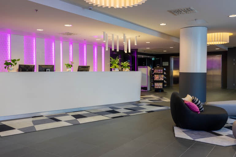 reception at scandic tampere station