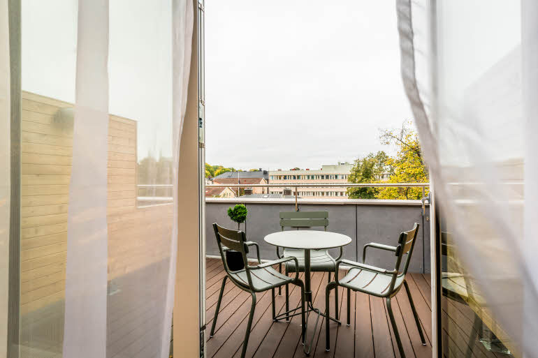 Terrace in family room Scandic Frimurarehotellet