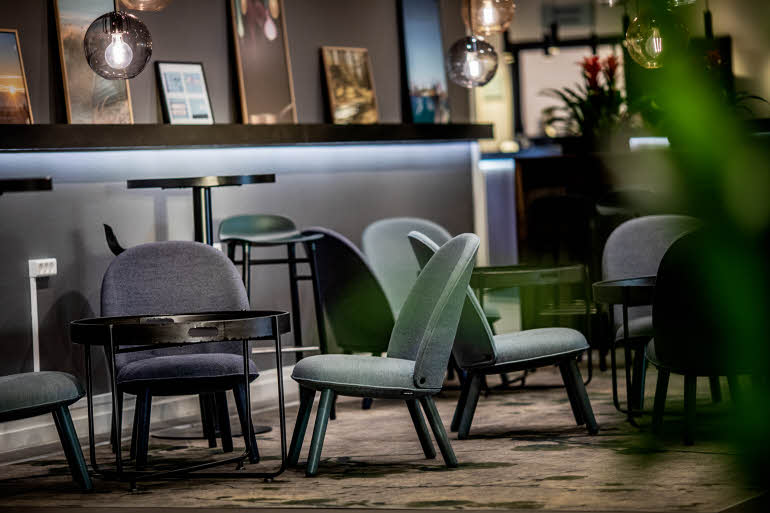 Lobby hotel Scandic Aalborg Øst