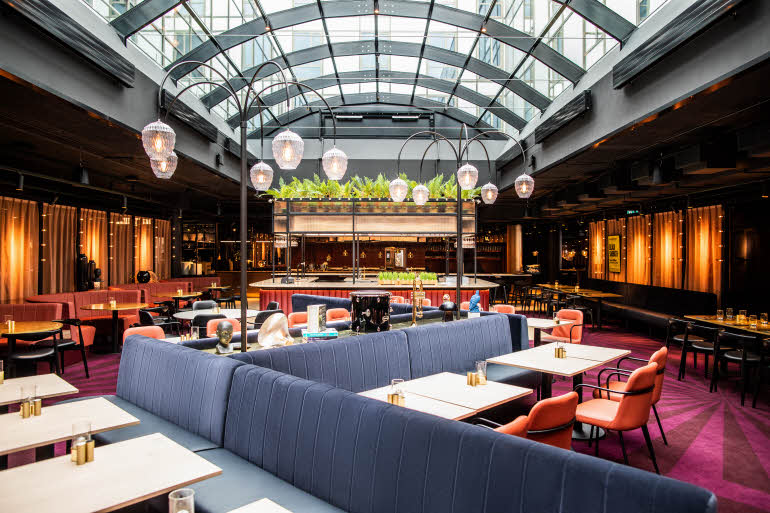 restaurant seating area