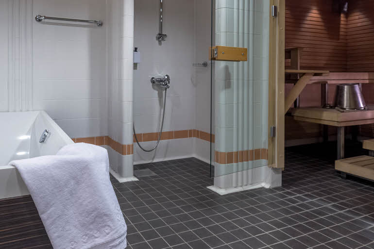 Sauna in Presidential Suite