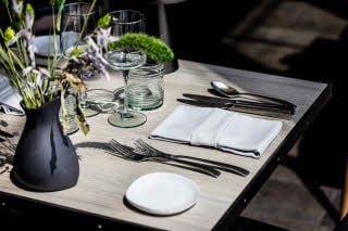 outside table at restaurant ansvar at scandic spectrum in copenhagen  