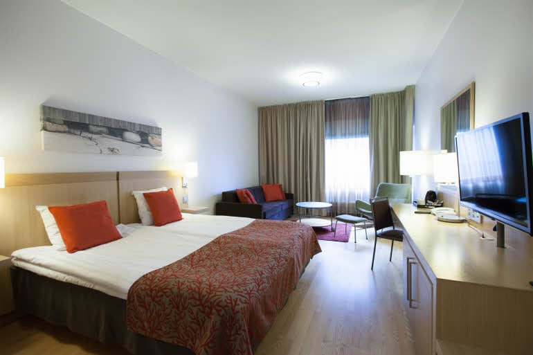 superior room at scandic oulu city in finland