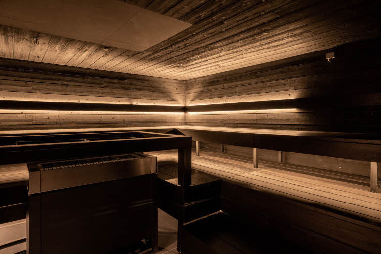 sauna at scandic helsinki hub