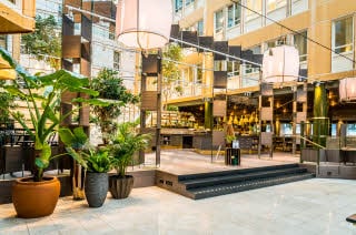 Restaurant entrance Scandic Skelleftea