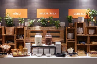 breakfast at scandic berlin potsdamer platz in germany