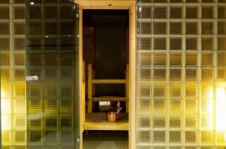Relaxation area sauna Scandic Simonkentta