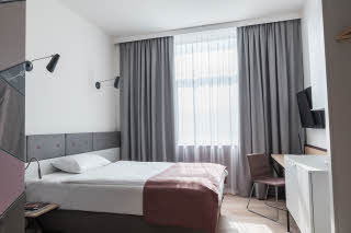 Bed in Economy Room Scandic Gdansk