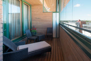 Junior suite balcony Scandic Oulu City