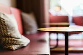 Pillow in the lobby
