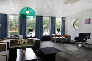 Lobby overview Scandic Hallandia Halmstad