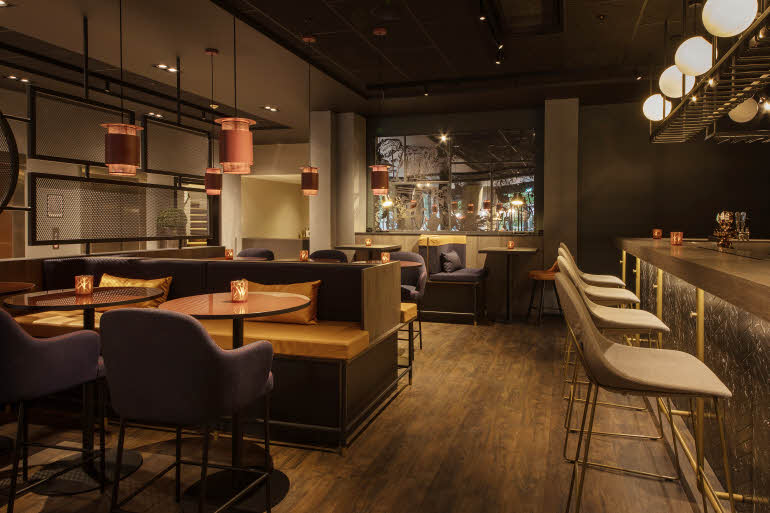 Bar in Bistro Nordic at Scandic Helsfyr in Norway