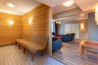 sauna dressing room at scandic waskia in vaasa