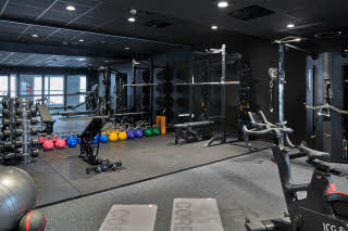 gym at scandic lugnet in falun