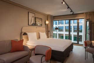 Superior twin room of Scandic Helsfyr in Norway